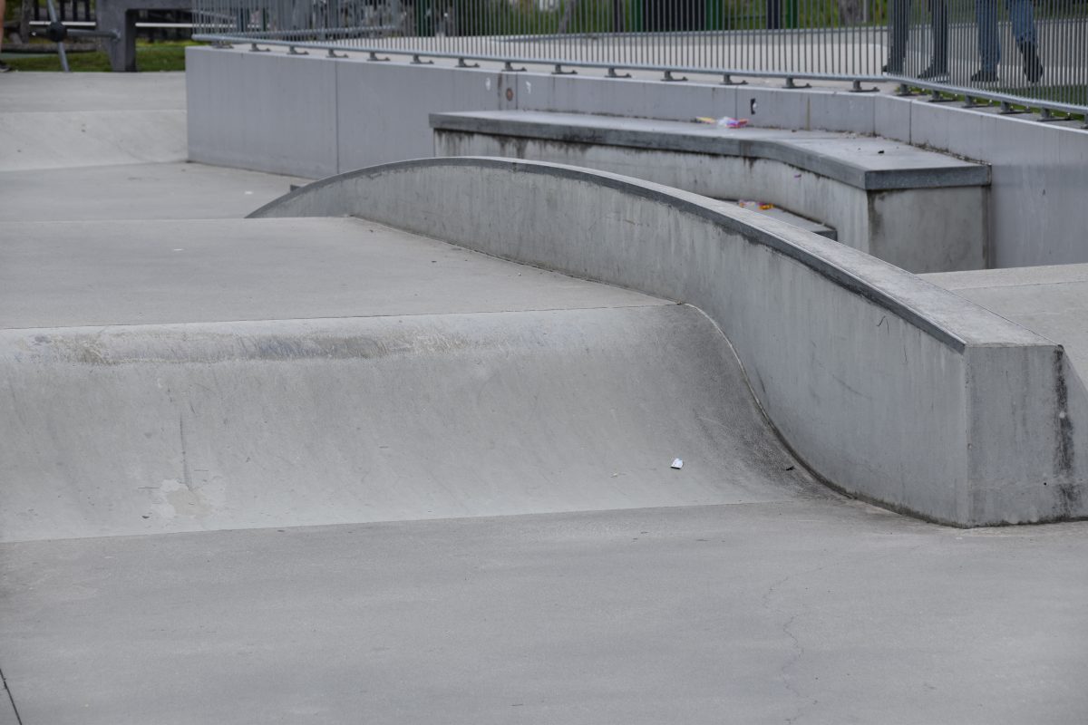 Skatebaan Raadhuisplein, Skatebaan